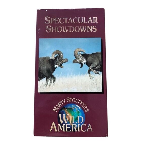Marty Stouffer’s Wild America Spectacular Showdowns 1994 VHS Video Tape - Picture 1 of 4